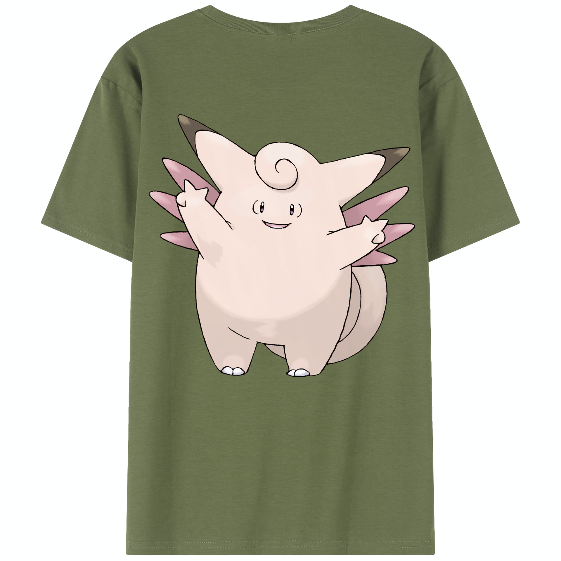 （画像用） ポケットモンスター Pokémon 綿100％半袖Tシャツ（背面プリント）